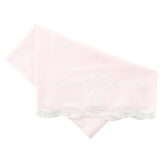 Pink Blanket With Lace