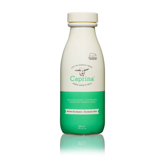 Caprina Goat Milk Bubble Bath - Eucalyptus Mint 27.1 oz.