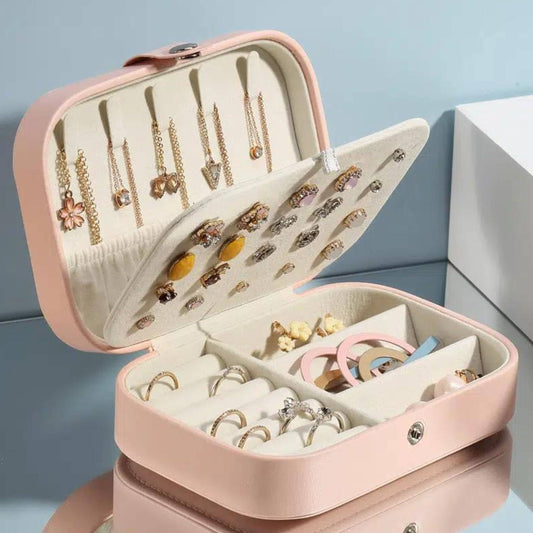 Portable Travel Jewelry Box, Jewelry Storage Organizers