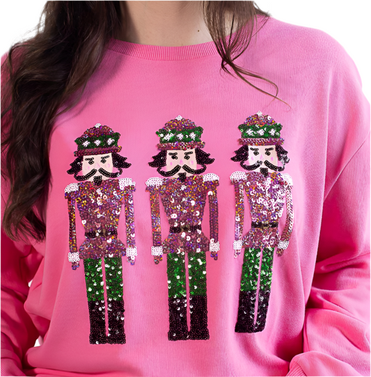 Nutcracker March Sequin Sweatshirt