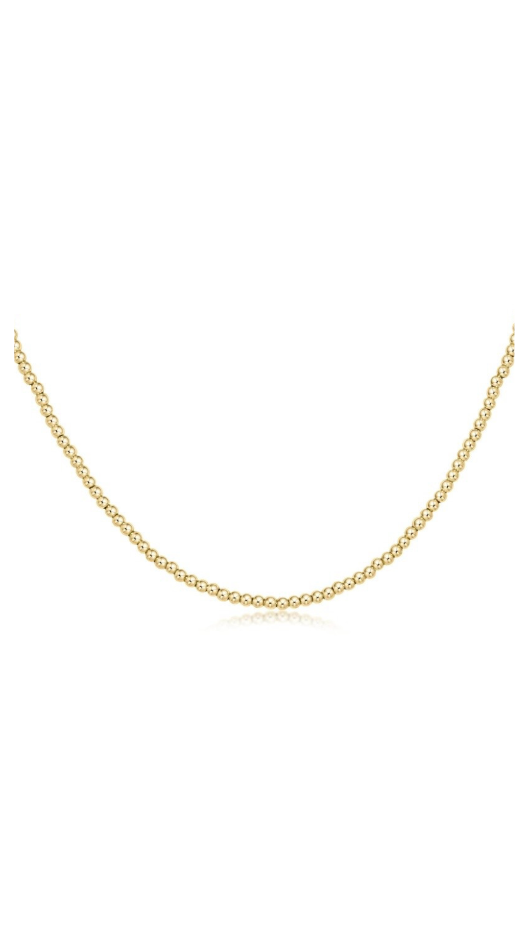 Enewton 15" Choker Classic Gold 2mm Bead