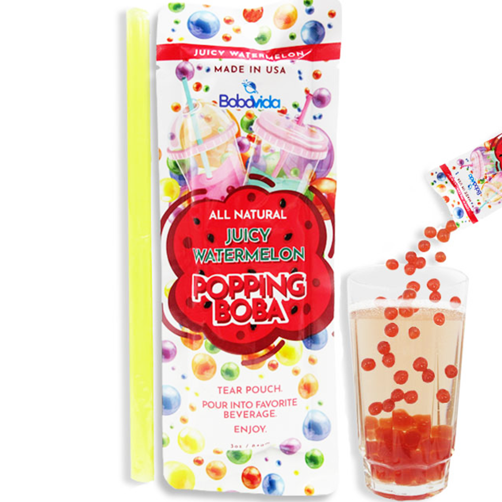 BobaVida Popping Boba Watermelon Single Serve