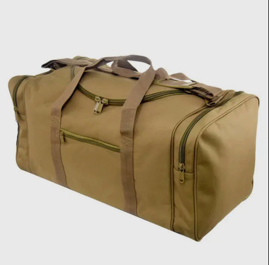 Large Square Duffle-Coyote Brown