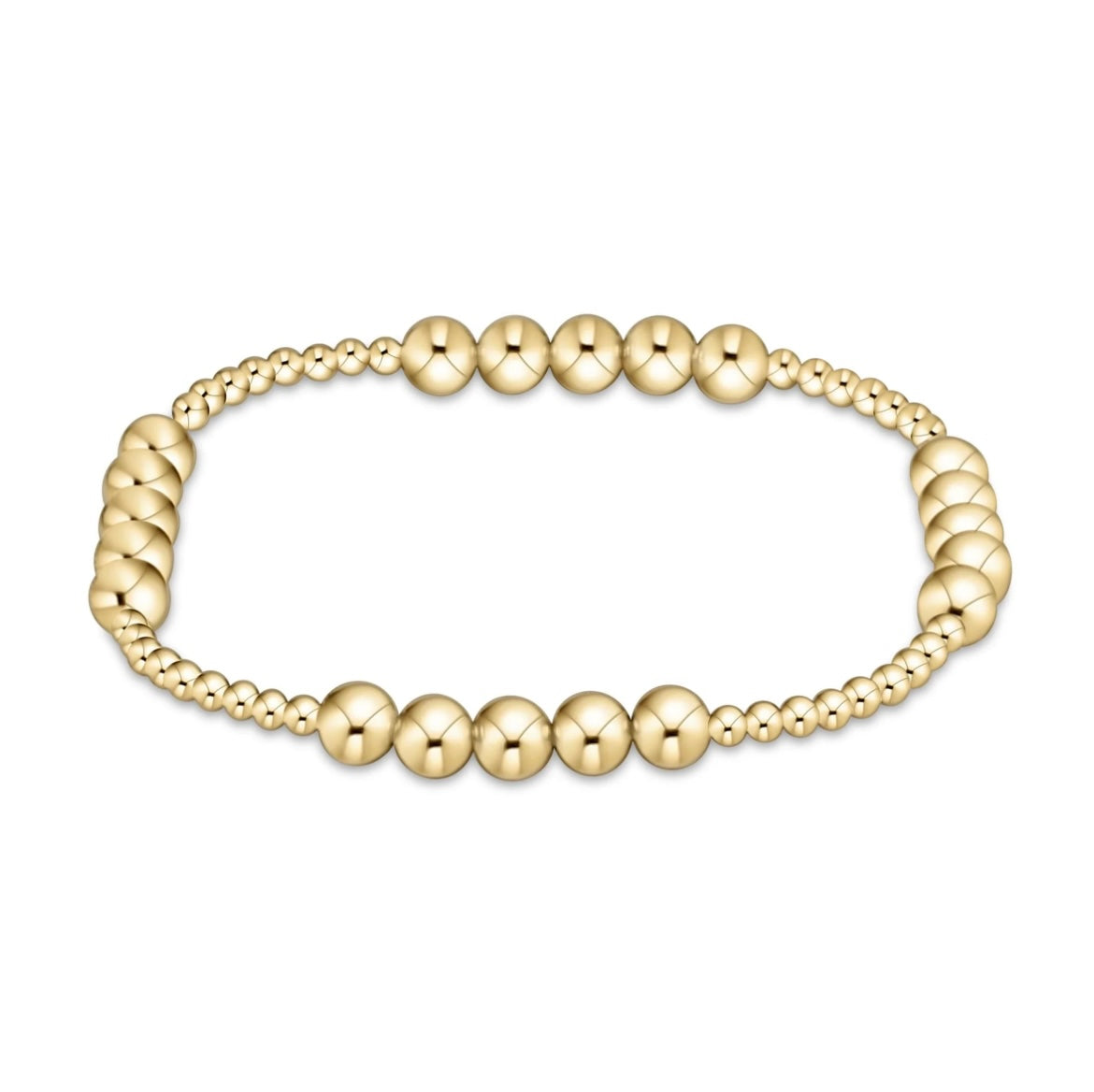 Enewton Classic Blissful Pattern 2.5mmBead Bracelet - 5mm Gold