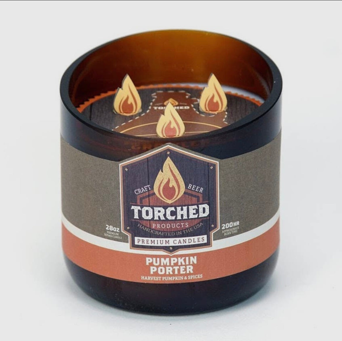Torched Beer Growler Candle - 28oz
