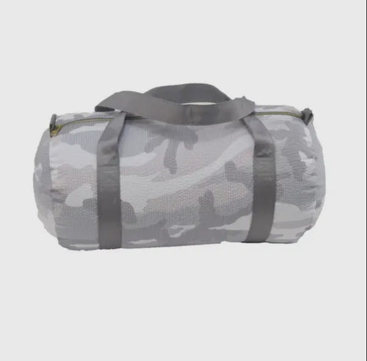 Medium Seersucker Duffle