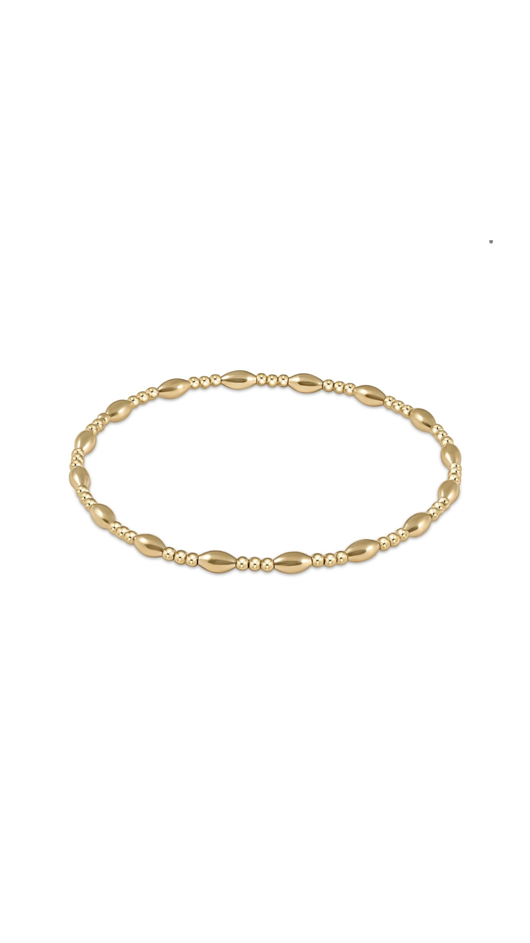 Enewton Harmony Sincerity Pattern 2mm Bead Bracelet-Gold