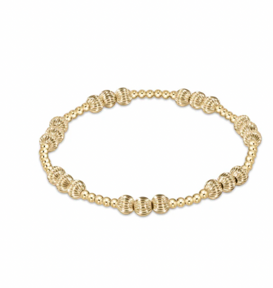 Enewton Dignity Joy Pattern 5mm Bead Bracelet - Gold