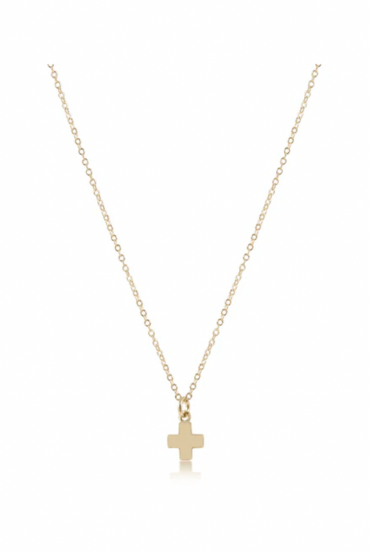 Enewton 16" Necklace Gold - Signature Cross Small Gold