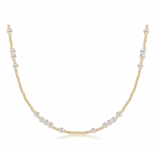 Enewton 15" Choker Hope Unwritten - 3mm Pearl