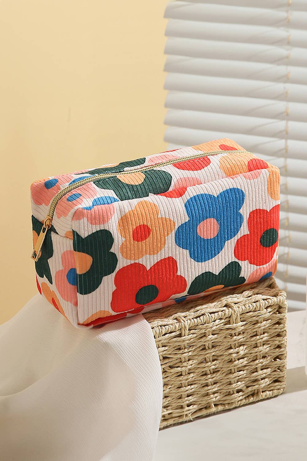 Flower Cosmetic Bag