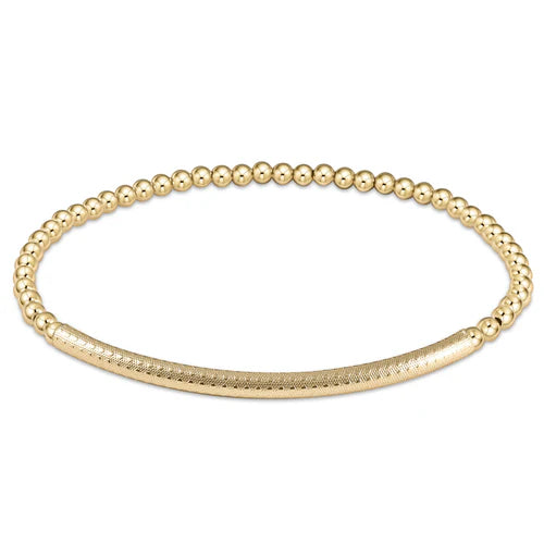 Enewton Classic Gold 3mm Bead Bracelet - Bliss Bar Smooth