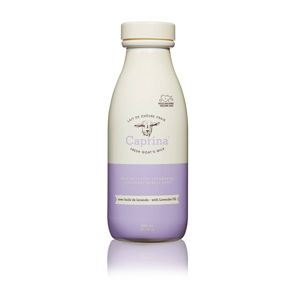 Caprina Goat Milk Bubble Bath - Lavender Oil 27.1 oz