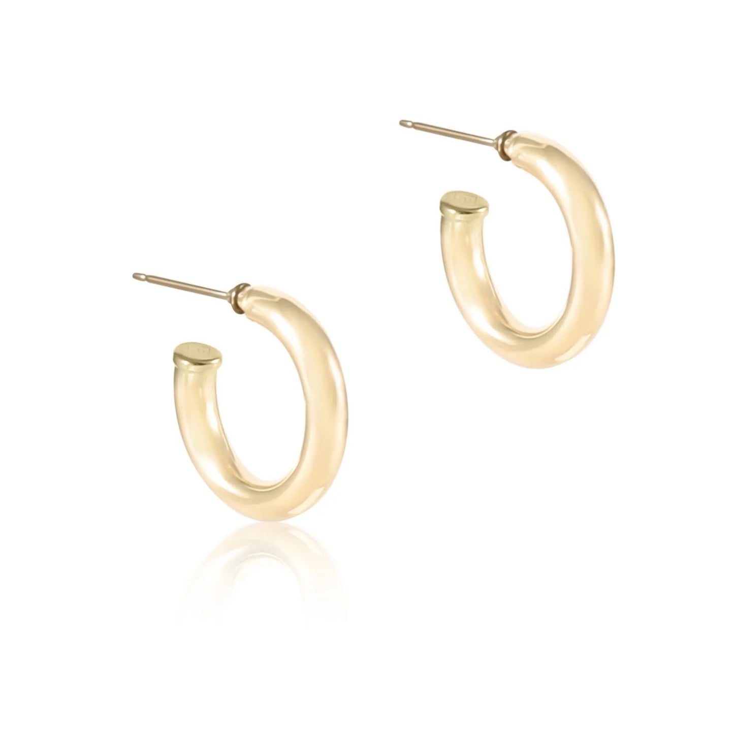 Enewton -Round Gold 1" Hoop Earring