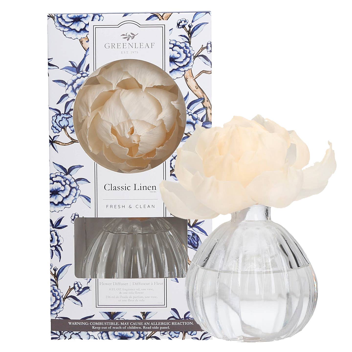 Greenleaf Classic Linen Flower Diffuser