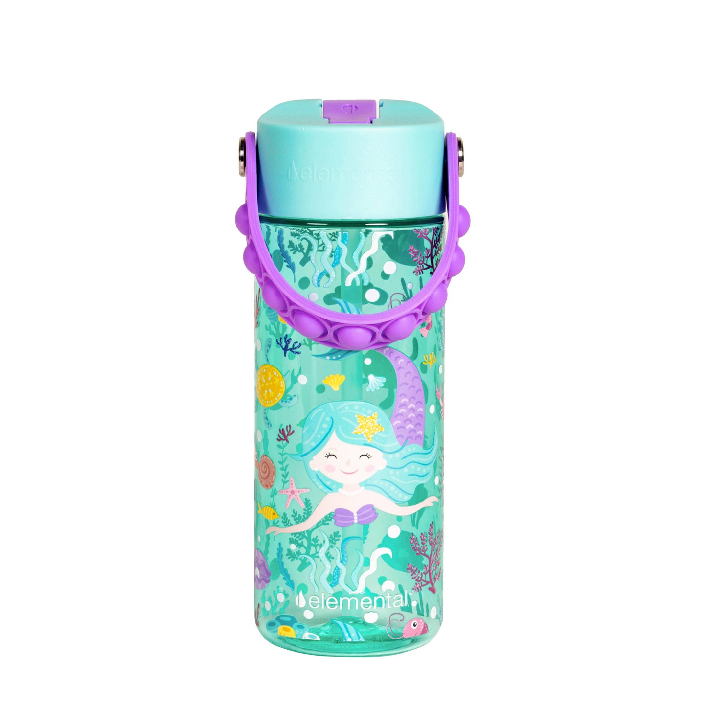 Splash 18 oz Water Bottle - Mermaid