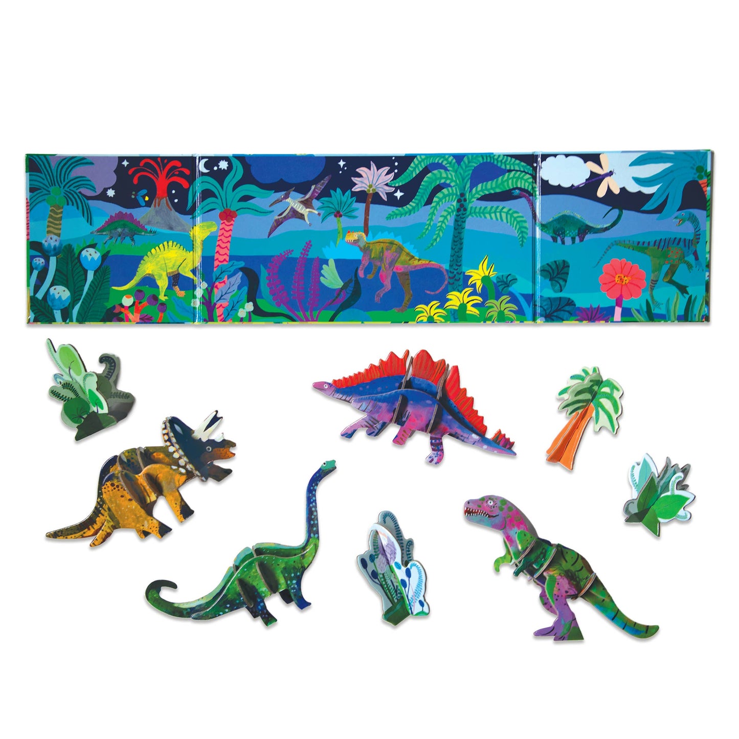 Dino 3D Glow-in-the-Dark Building Set