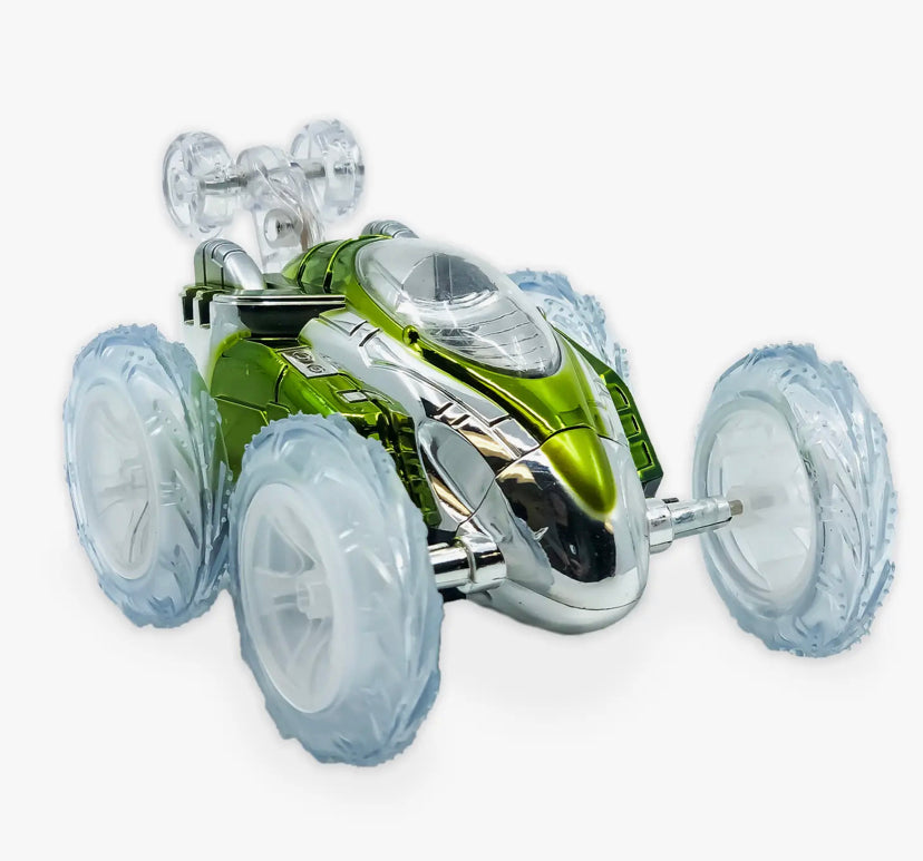 Green Ultra-Stunt Illuminated Car