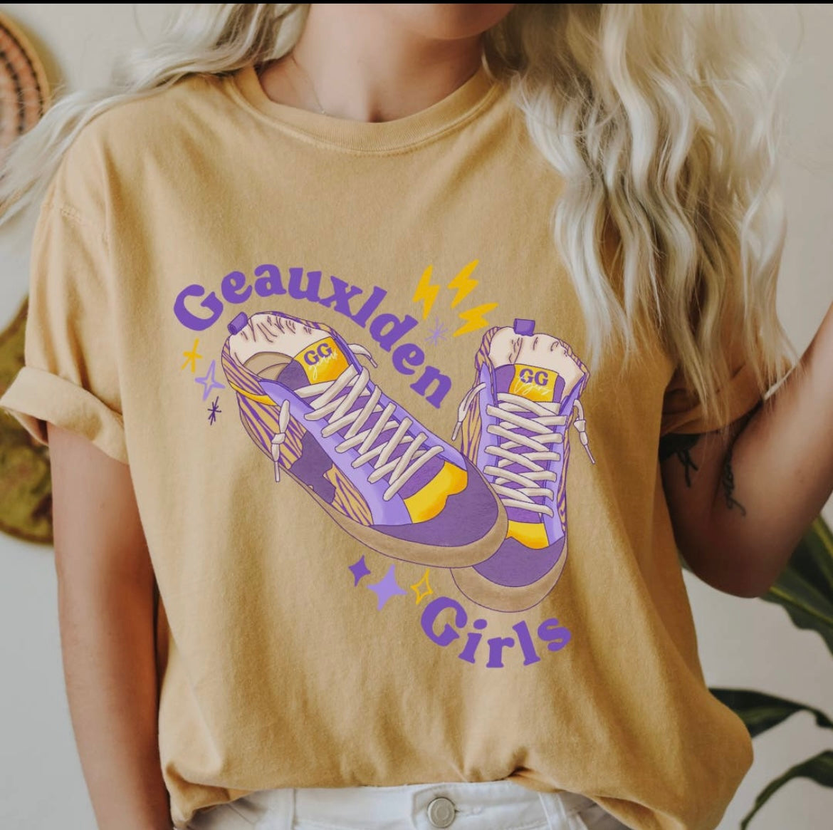 Geauxlden Girls Game Day Tee