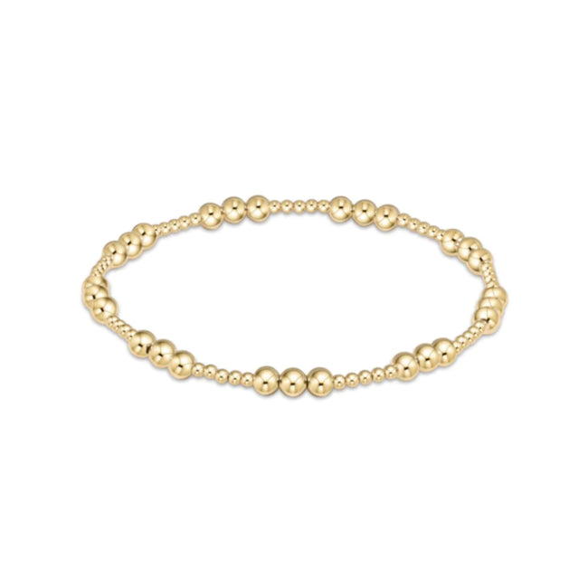 Enewton Classic Joy Pattern 4mm Bead Bracelet - Gold