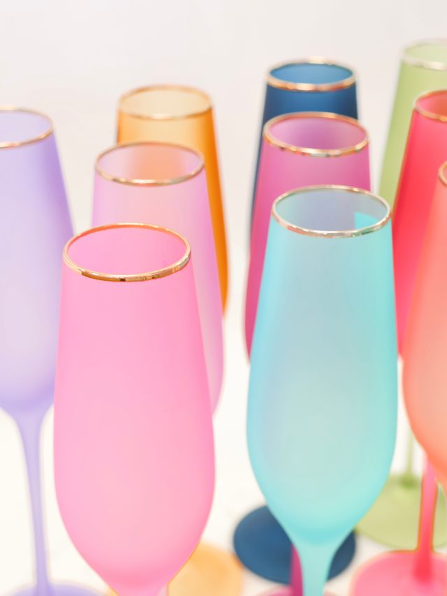 Frosted Champagne Flute