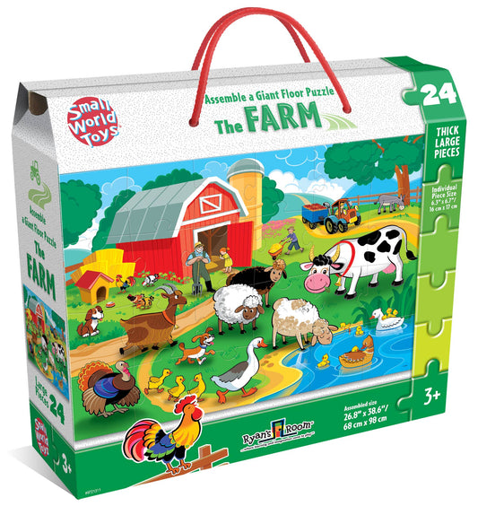 24Pc Farm Floor Puzzle